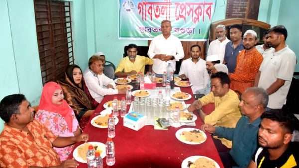 বগুড়ার গাবতলী প্রেসক্লাবে ইফতার মাহফিল 