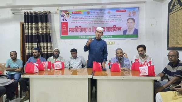 সাঁথিয়া প্রেস ক্লাবে সাংবাদিকদের সাথে কেন্দ্রীয় যুবদল নেতা মাসুদের মতবিনিময় 
