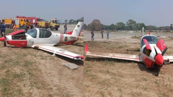 যশোরে প্রশিক্ষণ বিমান দুর্ঘটনায়, দুই পাইলট অক্ষত