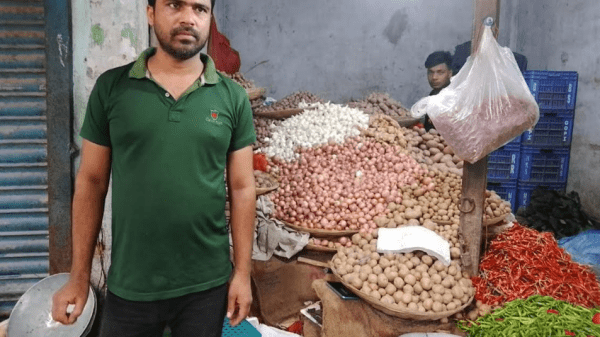 দিনাজপুরের ফুলবাড়ীতে হঠাত পেঁয়াজে ঝাঁজ