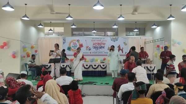 বগুড়ার শেরপুরে নানা আয়োজনের মধ্য দিয়ে বর্ষবরণ উদযাপন