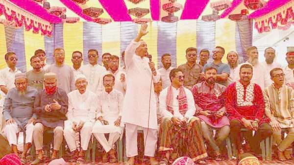 নববর্ষে শেরপুরে উপজেলা বিএনপির বর্ণাঢ্য আনন্দ শোভাযাত্রা
