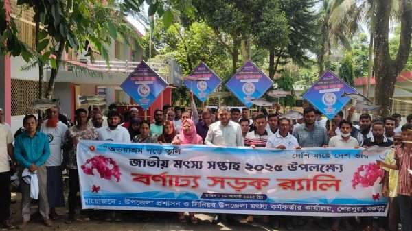 শেরপুরে জাতীয় মৎস্য সপ্তাহ ২০২৫: রঙিন র‍্যালি ও মৎস্যচাষীদের উৎসবমুখর সম্মাননা