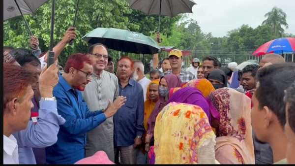 আসন্ন সংসদ নির্বাচনকে ঘিরে শেরপুরে বিএনপির গণসংযোগ