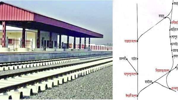 বগুড়া-সিরাজগঞ্জ রেললাইন: ভৌত অগ্রগতি ২৪.৫০% এবং আর্থিক অগ্রগতি ৩৪.৮৯%